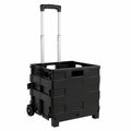 Carrello pieghevole da 65 l, portatile da mercato e campeggio, capacità di 35 kg, scatola Sto box mobile a due ruote, casse multifunzionali per casa