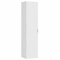 Mobile Bagno Sospeso Colonna Bagno Sospesa, 30 × 31.5 × 160 cm, Bianco, 5 Livelli, Ripiani Regolabili