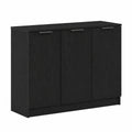 VidaXL Moderno Buffet credenza in Rovere Nero Struttura Solida Soluzione di Stoccaggio Elegante per Sala da Pranzo & Soggiorno Mobili Versatili