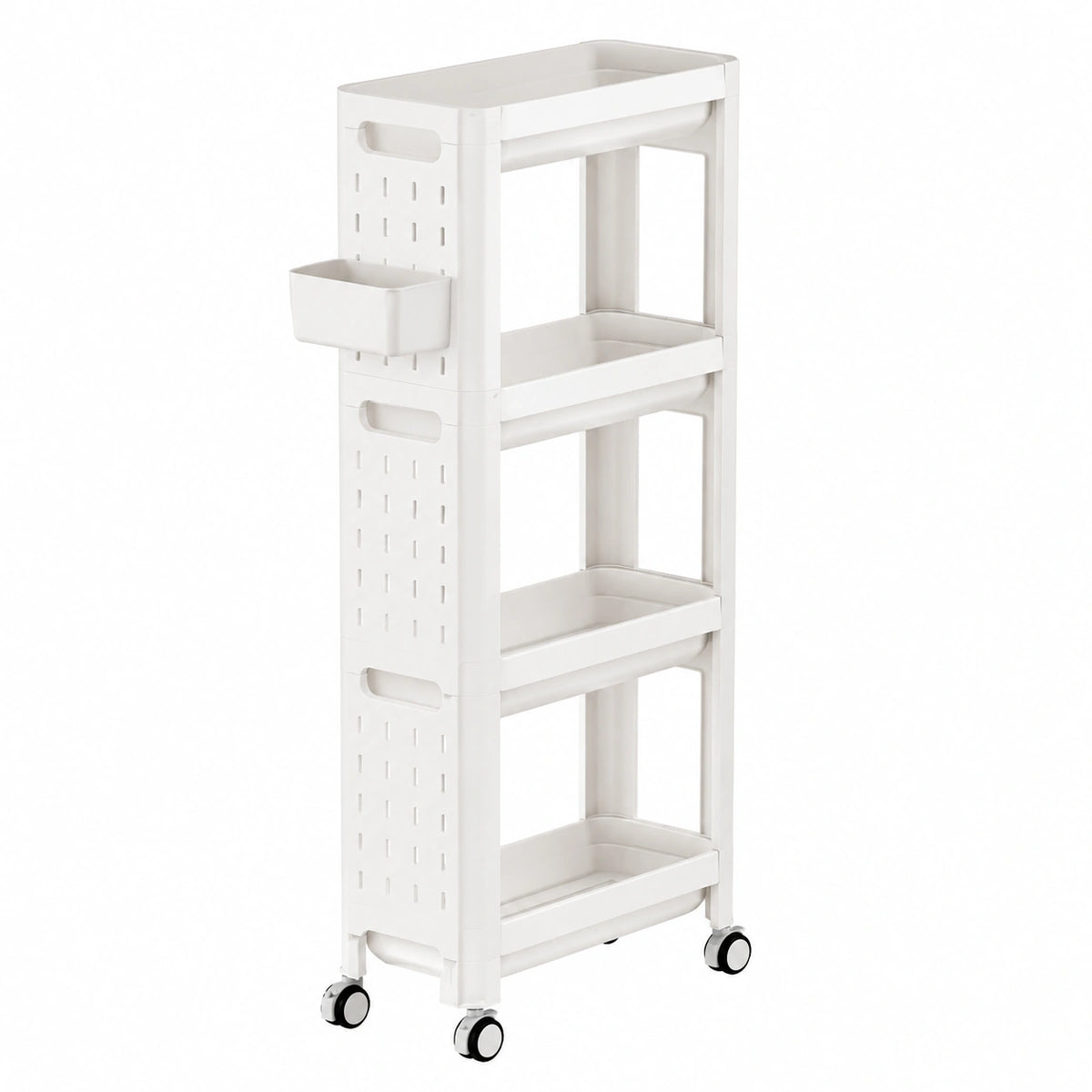Carrello con ruote, scaffale per condimenti, multi-livello, mobile da cucina, condimento