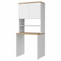Armadio multiuso 2 ante Bellona, Mobile multifunzionale, Mobiletto scarpiera, Guardaroba porta scarpe, 65 × 60h184 cm