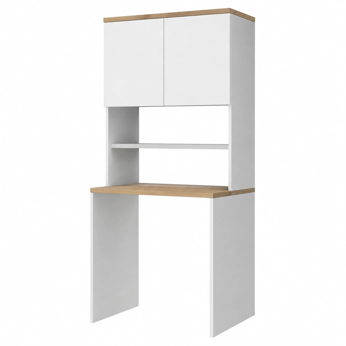 Armadio multiuso 2 ante Bellona, Mobile multifunzionale, Mobiletto scarpiera, Guardaroba porta scarpe, 65 × 60h184 cm