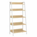 Libreria Metallica 6 Livelli, Scaffale Verticale Salvaspazio, per Studio, Soggiorno e Cucina, 36 × 64 × 187,5 cm
