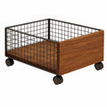 Organizzatore Sottolavello con Ruote Multifunzionale, Cesto Portabiancheria Struttura Stabile, Cesto Portaoggetti Mobile per Bagno, Lavanderia, Nero